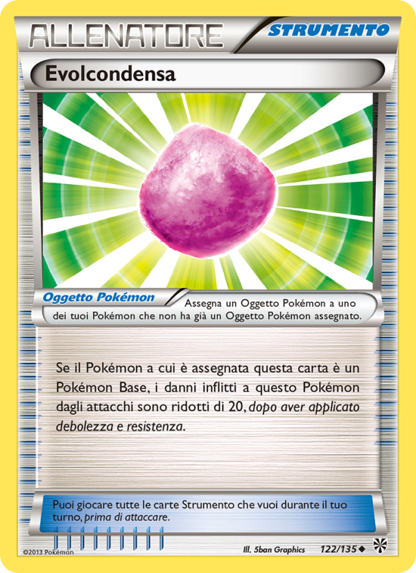 Evolcondensa 122/138 — Uragano Plasma (Italian Pokémon TCG card)