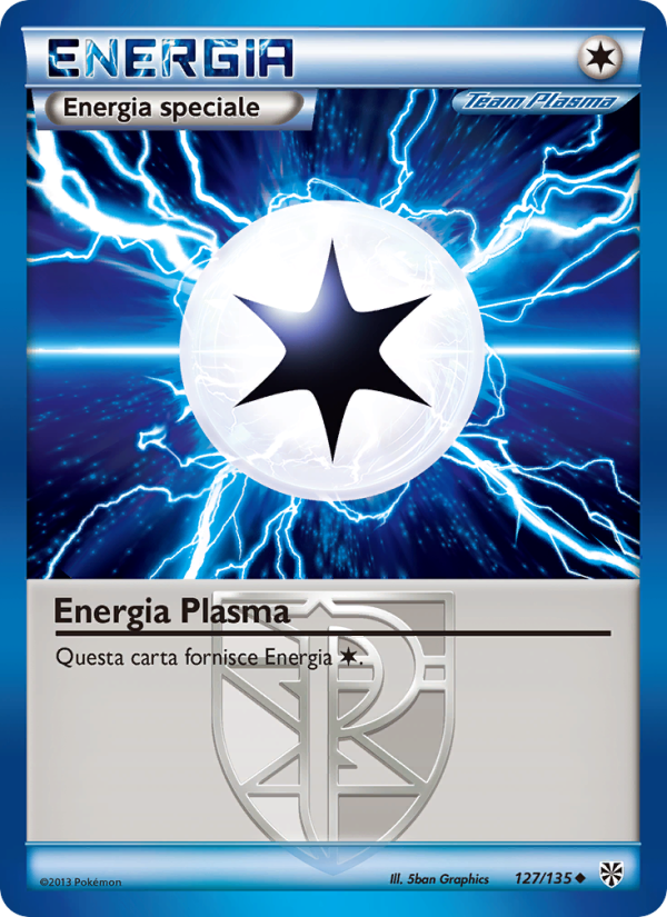 Energia Plasma 127/138 — Uragano Plasma (Italian Pokémon TCG card)