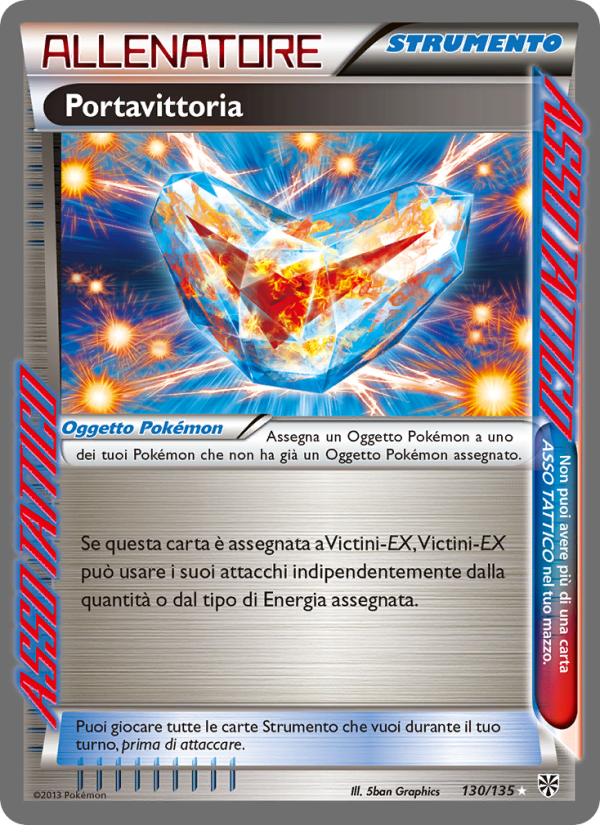 Portavittoria 130/138 — Uragano Plasma (Italian Pokémon TCG card)