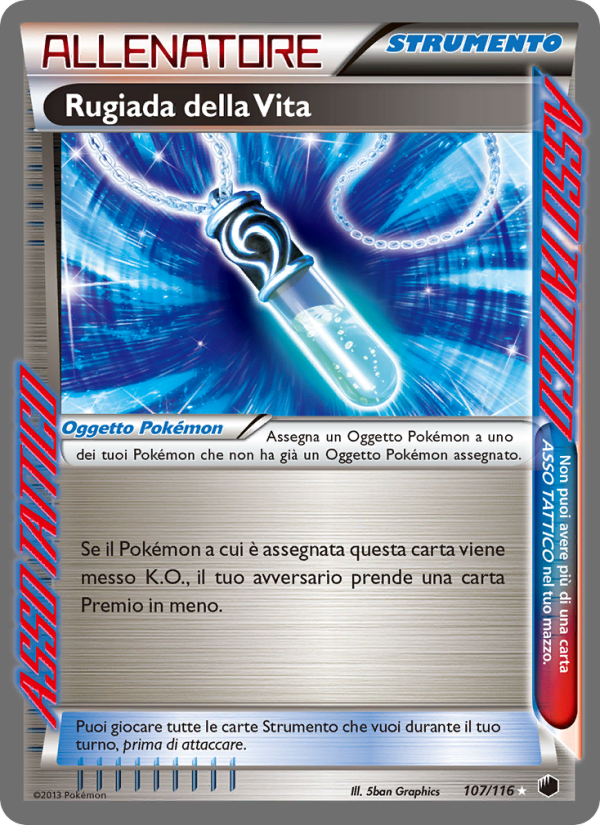 Rugiada della Vita 107/122 — Glaciazione Plasma (Italian Pokémon TCG card)
