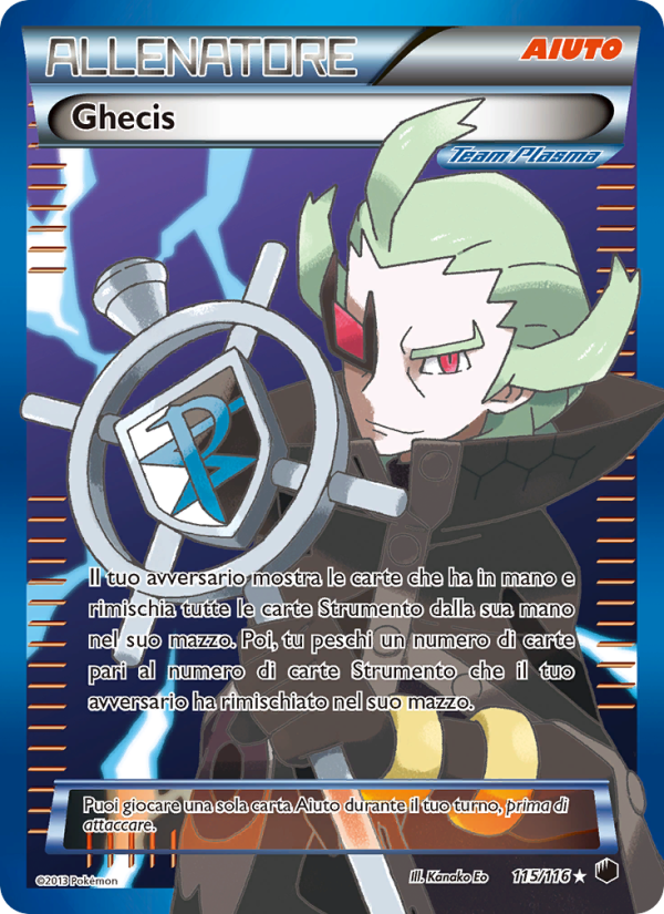Ghecis 115/122 — Glaciazione Plasma (Italian Pokémon TCG card)