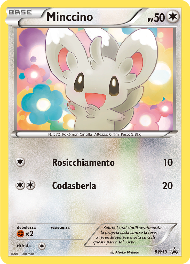Minccino BW13 — Nero & Bianco Promo (Italian Pokémon TCG card)