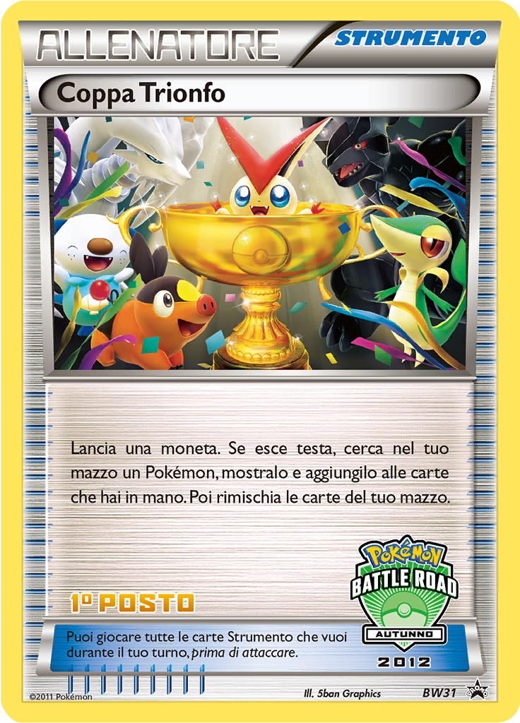 Coppa Trionfo BW31 — Nero & Bianco Promo (Italian Pokémon TCG card)
