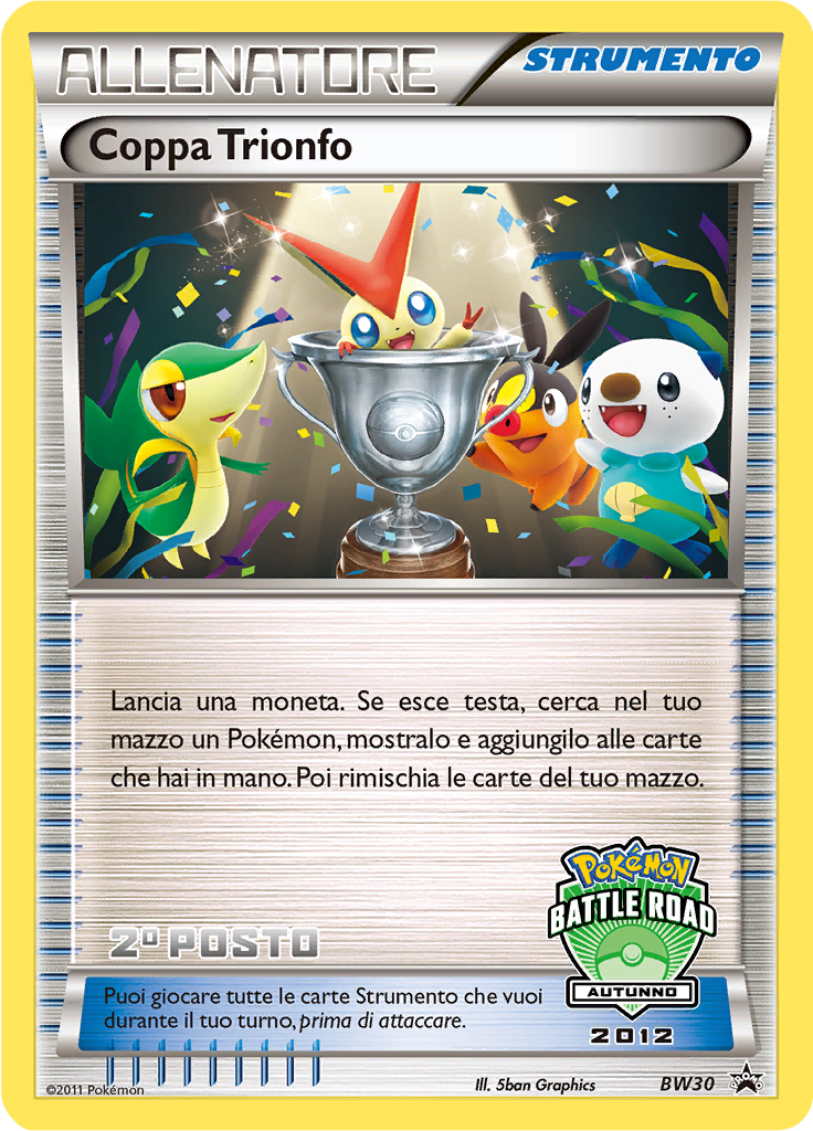 Coppa Trionfo BW30 — Nero & Bianco Promo (Italian Pokémon TCG card)