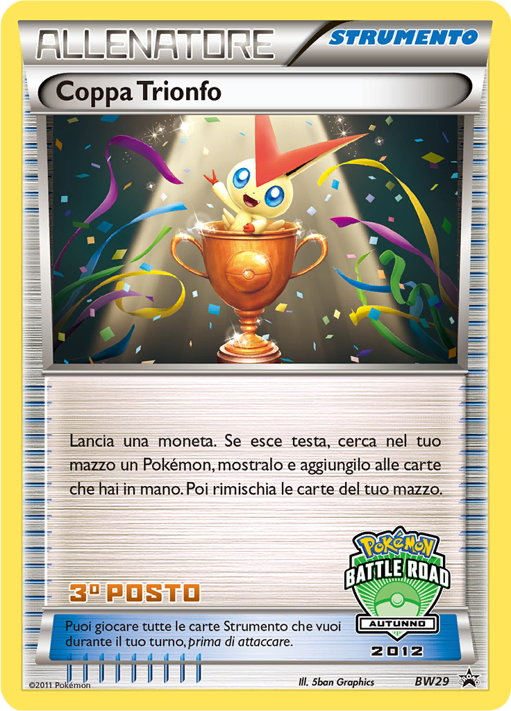 Coppa Trionfo BW29 — Nero & Bianco Promo (Italian Pokémon TCG card)