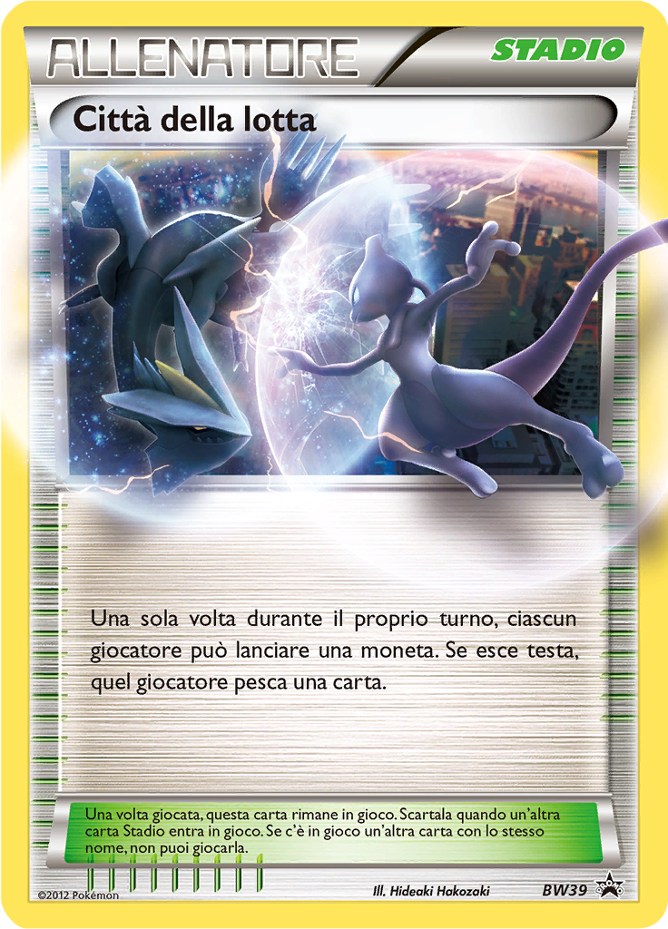 Città della lotta BW39 — Nero & Bianco Promo (Italian Pokémon TCG card)