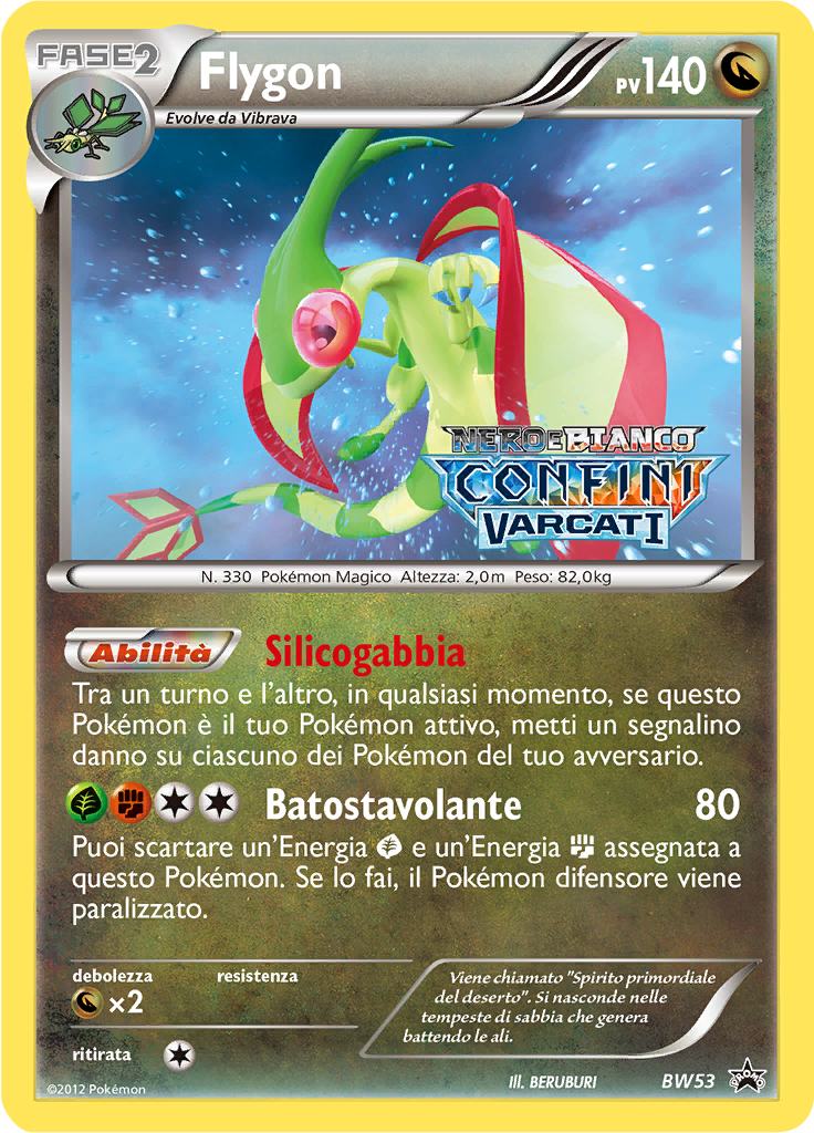 Flygon BW53 — Nero & Bianco Promo (Italian Pokémon TCG card)