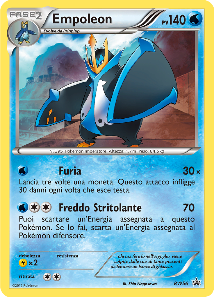 Empoleon BW56 — Nero & Bianco Promo (Italian Pokémon TCG card)