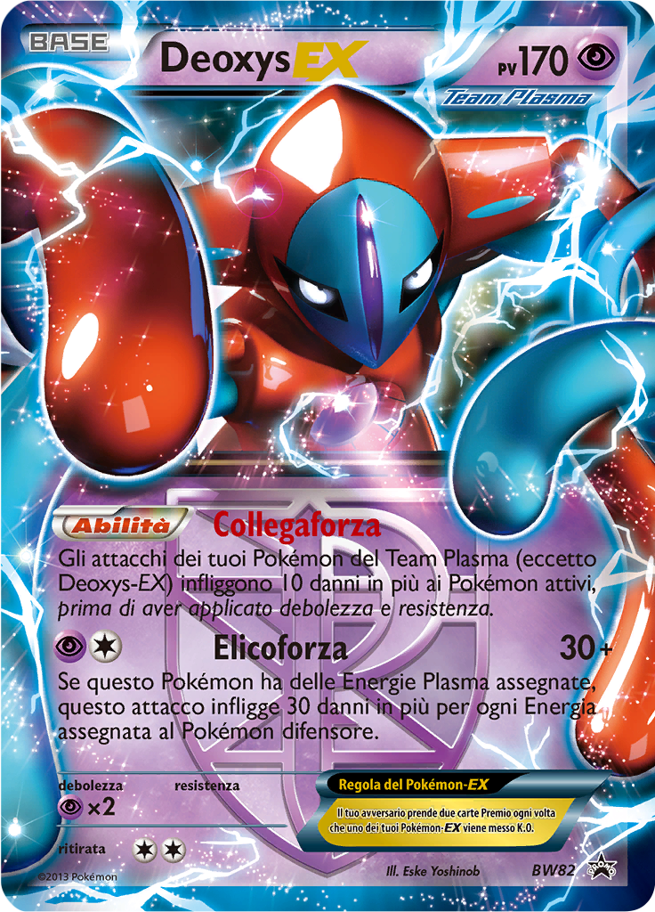 Deoxys-EX BW82 — Nero & Bianco Promo (Italian Pokémon TCG card)