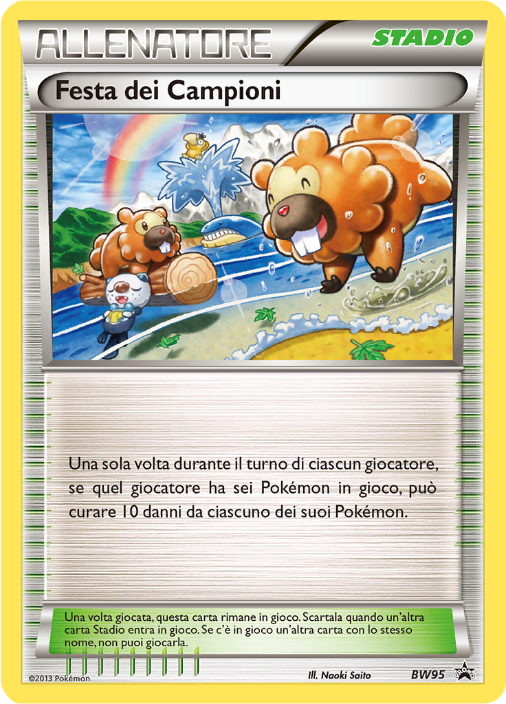 Festa dei Campioni BW95 — Nero & Bianco Promo (Italian Pokémon TCG card)