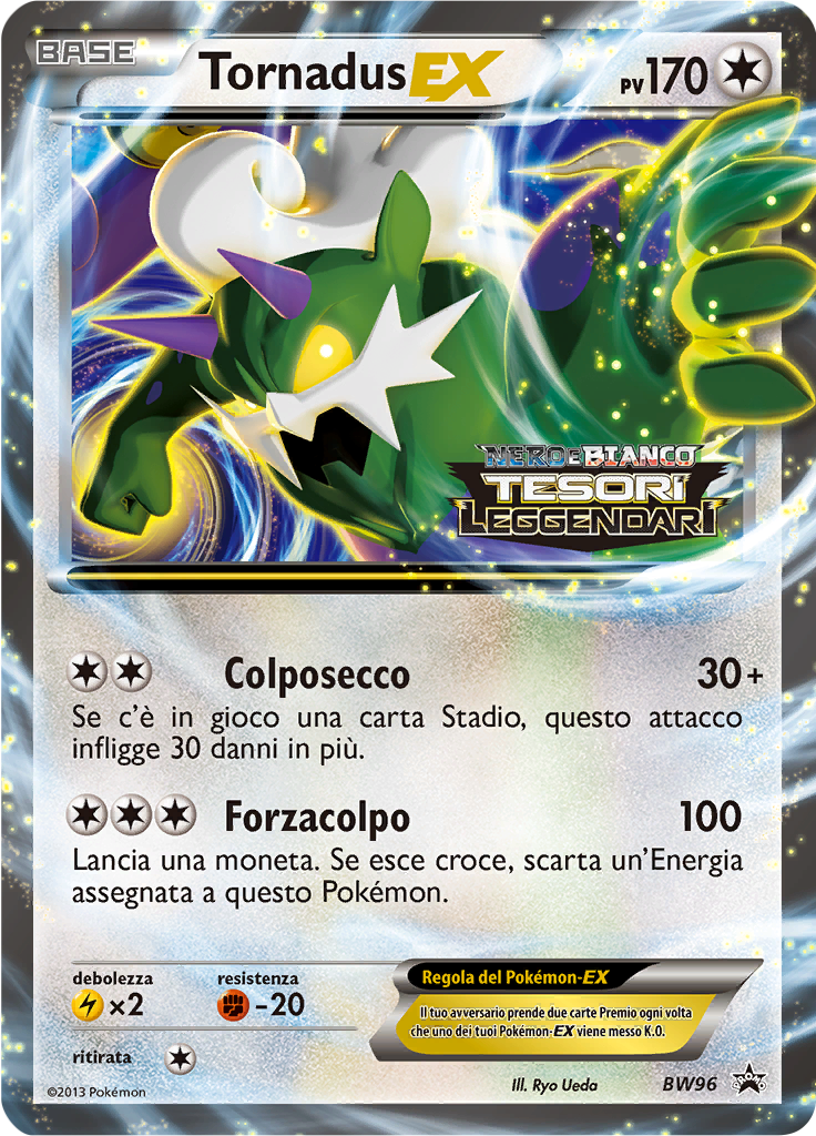 Tornadus EX BW96 — Nero & Bianco Promo (Italian Pokémon TCG card)