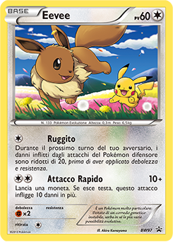 Eevee BW97 — Nero & Bianco Promo (Italian Pokémon TCG card)