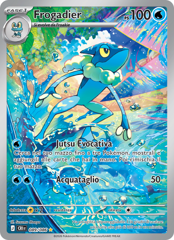 Frogadier 089 — Caos Nascente (Italian Pokémon TCG card)