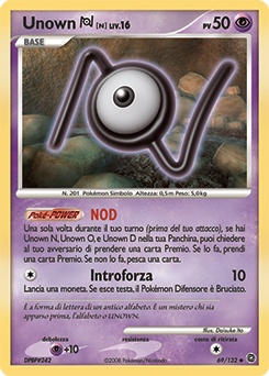 Unown N Pokémon TCG cards