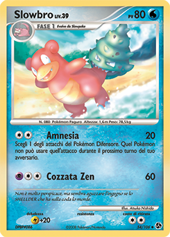 Slowbro 054/106 — Incontri Leggendari (Italian Pokémon TCG card)