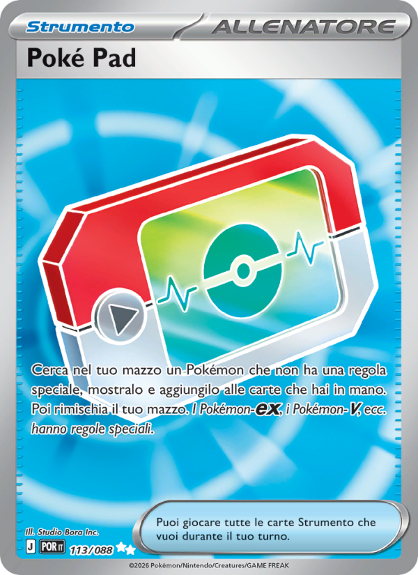 Poké Pad 113 — Equilibrio Perfetto (Italian Pokémon TCG card)