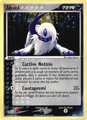 Absol 001 — EX Drago (Italian Pokémon TCG card)