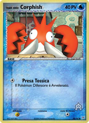 Team Idro Corphish Pokémon TCG cards