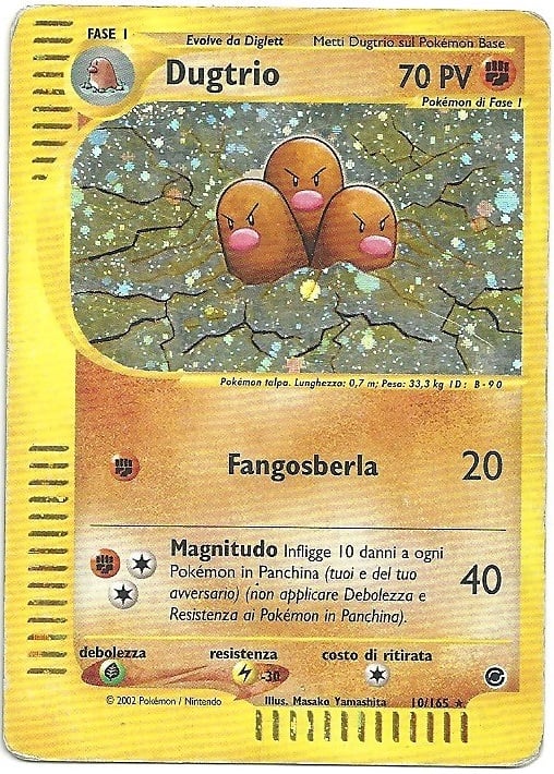 Dugtrio 010 — Expedition Set Base (Italian Pokémon TCG card)