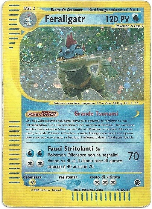 Feraligatr 012 — Expedition Set Base (Italian Pokémon TCG card)