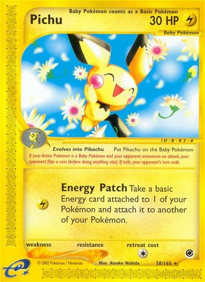 Pichu 022 — Expedition Set Base (Italian Pokémon TCG card)