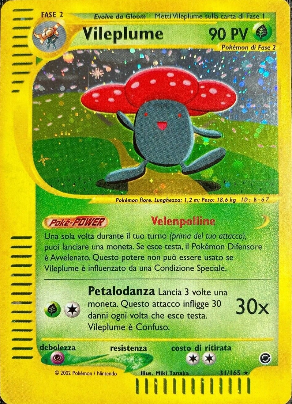 Vileplume 031 — Expedition Set Base (Italian Pokémon TCG card)