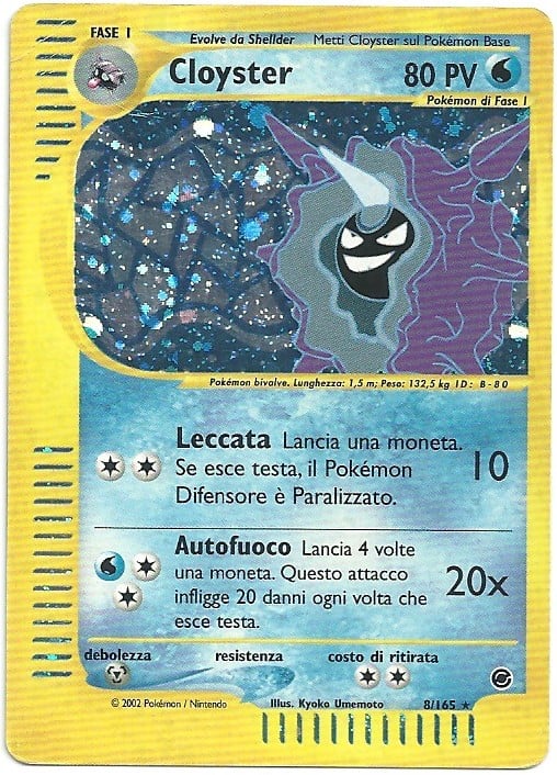 Cloyster 042 — Expedition Set Base (Italian Pokémon TCG card)
