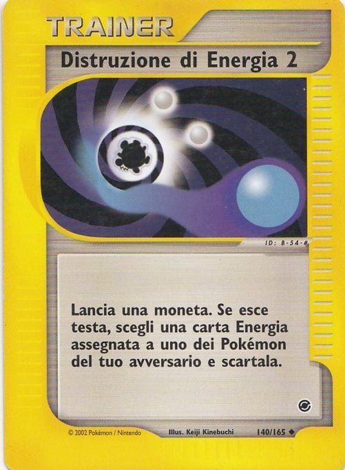 Distruzione di Energia 2 140 — Expedition Set Base (Italian Pokémon TCG card)