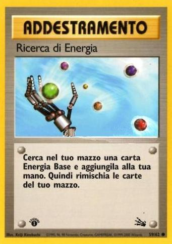Ricerca di Energia 153 — Expedition Set Base (Italian Pokémon TCG card)