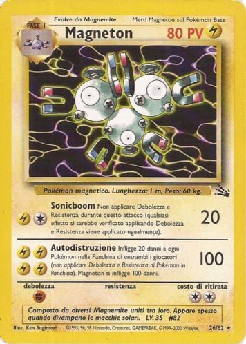Magneton 011 — Fossil (Italian Pokémon TCG card)