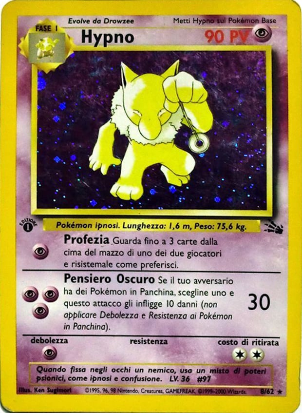Hypno 023 — Fossil (Italian Pokémon TCG card)