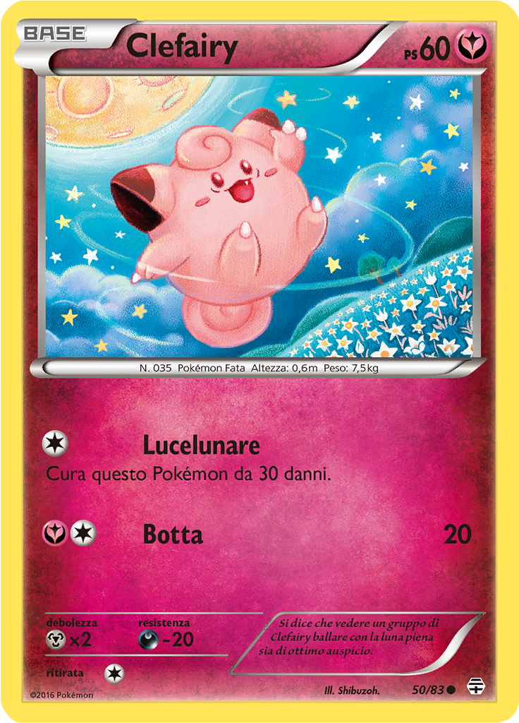 Clefairy 50/83 — Generazioni (Italian Pokémon TCG card)