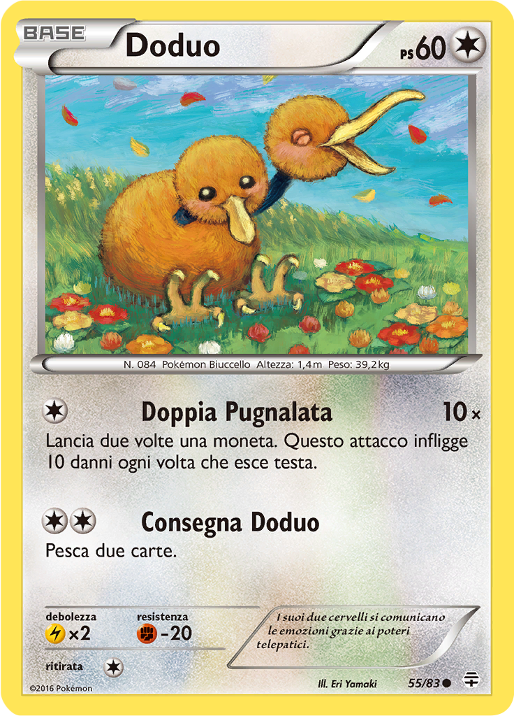 Doduo 55/83 — Generazioni (Italian Pokémon TCG card)