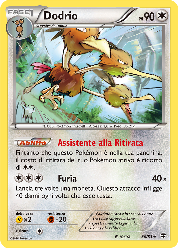 Dodrio 56/83 — Generazioni (Italian Pokémon TCG card)