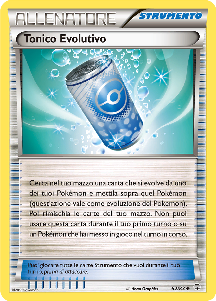Tonico Evolutivo 62/83 — Generazioni (Italian Pokémon TCG card)