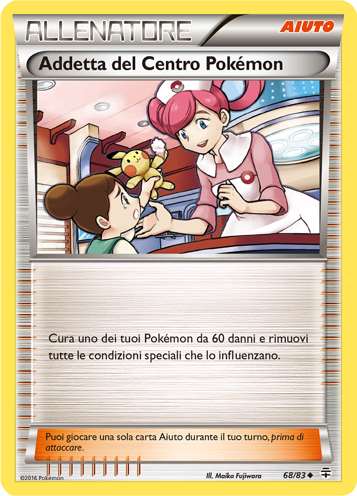 Addetta del Centro Pokémon 68/83 — Generazioni (Italian Pokémon TCG card)