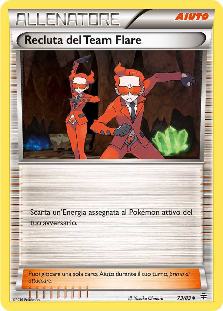 Recluta del Team Flare 73/83 — Generazioni (Italian Pokémon TCG card)