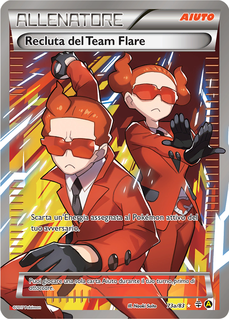 Recluta del Team Flare 73a/83 — Generazioni (Italian Pokémon TCG card)