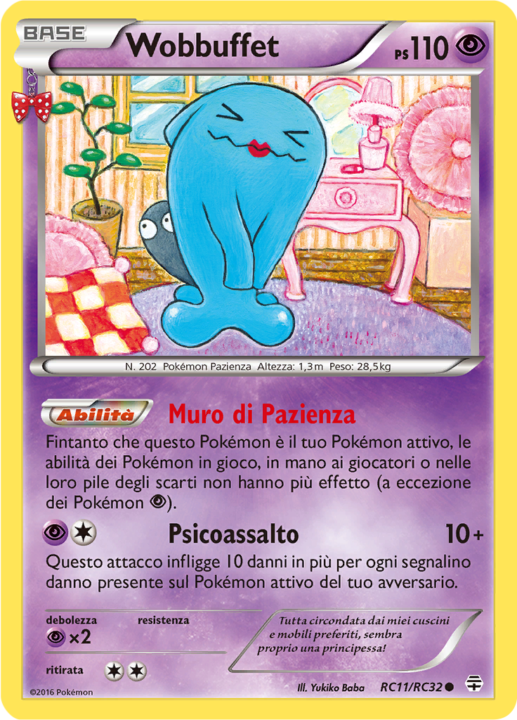 Wobbuffet RC11/RC32 — Generazioni (Italian Pokémon TCG card)