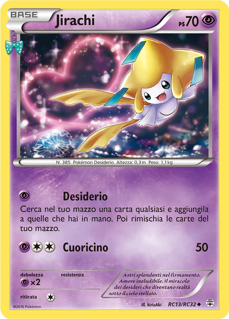 Jirachi RC13/RC32 — Generazioni (Italian Pokémon TCG card)
