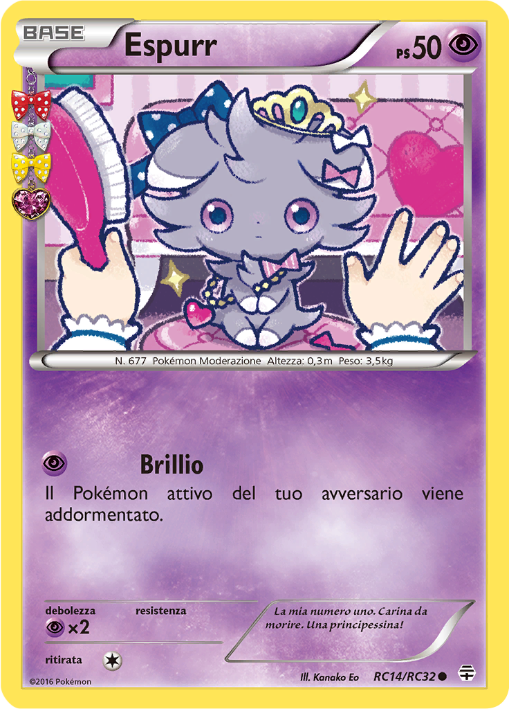 Espurr RC14/RC32 — Generazioni (Italian Pokémon TCG card)