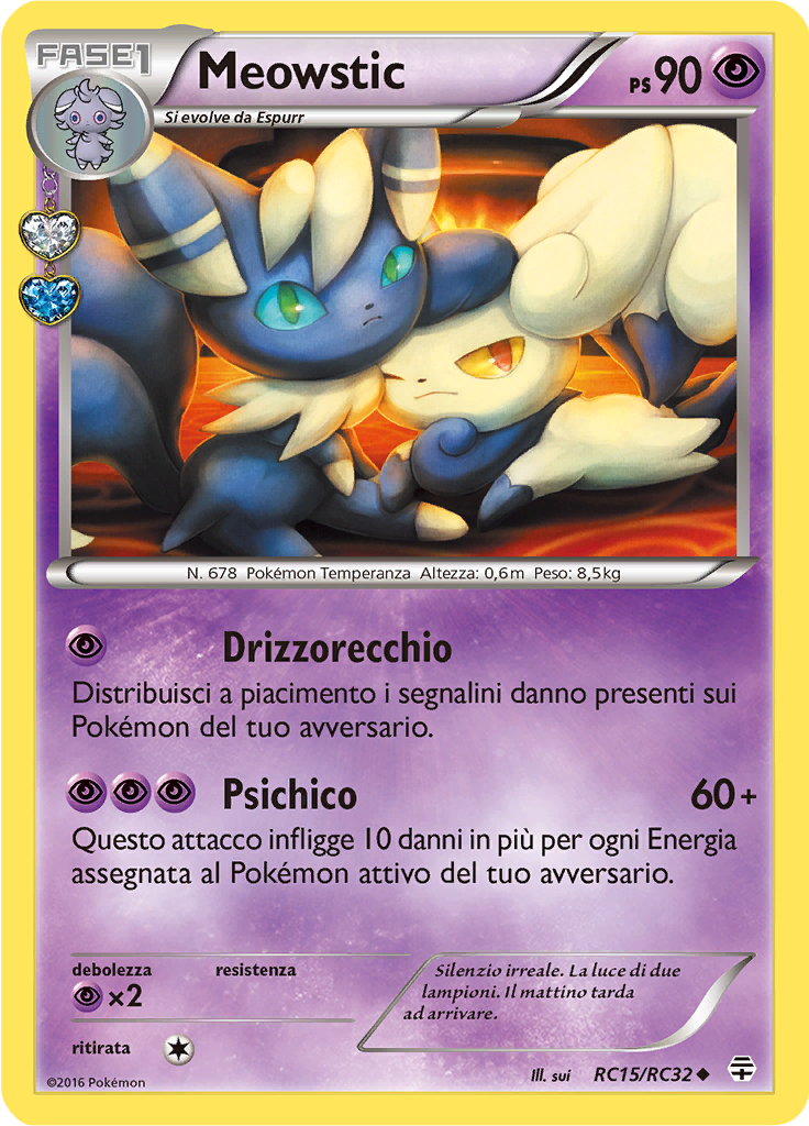 Meowstic RC15/RC32 — Generazioni (Italian Pokémon TCG card)