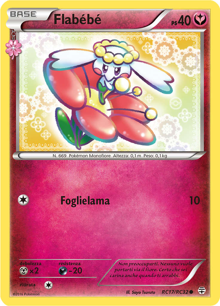 Flabébé RC17/RC32 — Generazioni (Italian Pokémon TCG card)