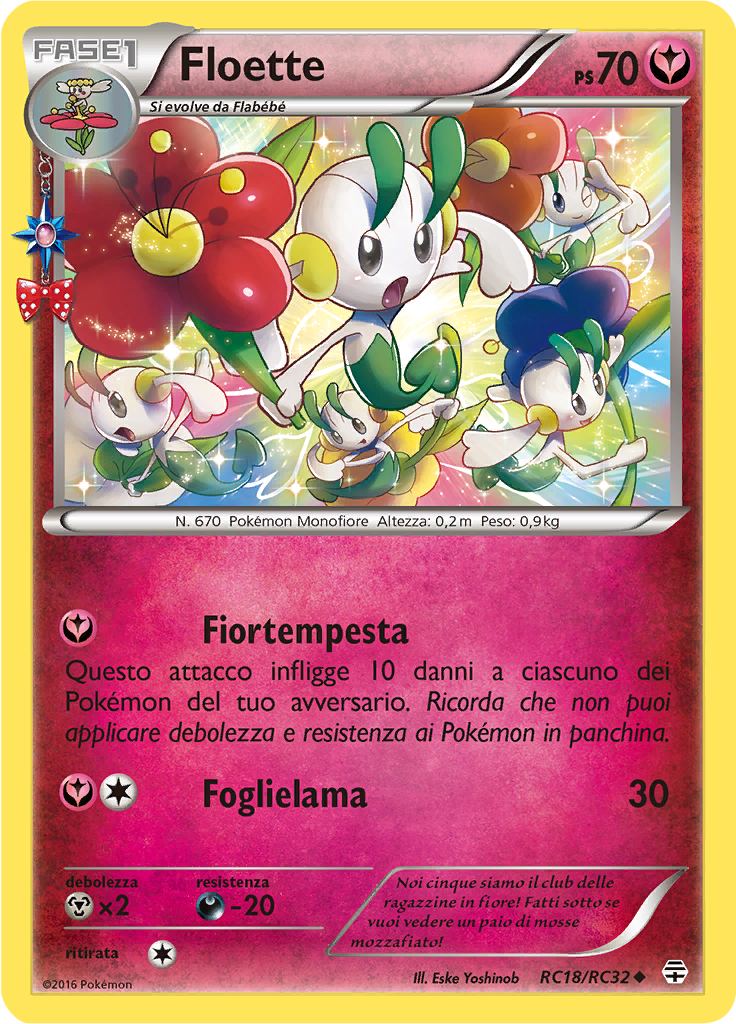 Floette RC18/RC32 — Generazioni (Italian Pokémon TCG card)