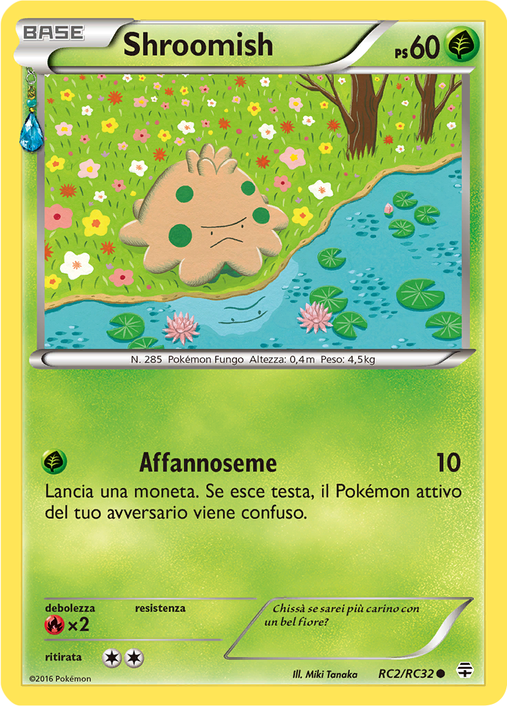 Shroomish RC2/RC32 — Generazioni (Italian Pokémon TCG card)