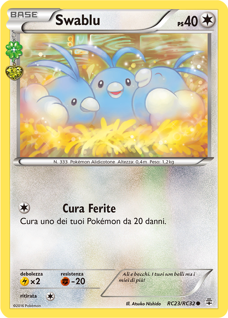 Swablu RC23/RC32 — Generazioni (Italian Pokémon TCG card)