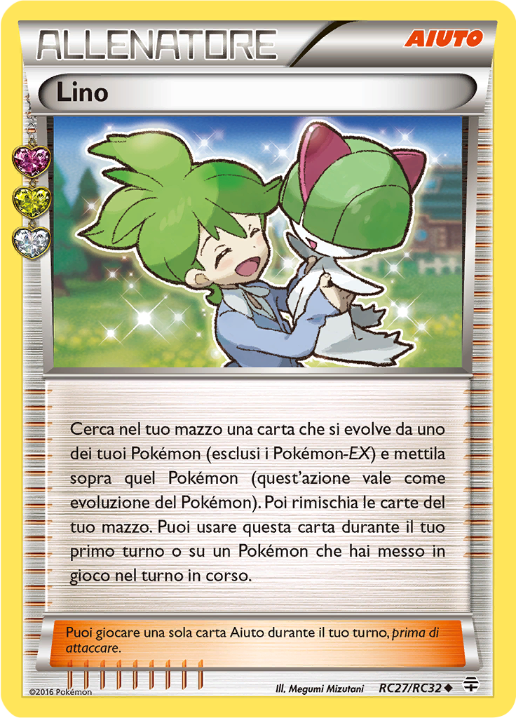 Lino RC27/RC32 — Generazioni (Italian Pokémon TCG card)