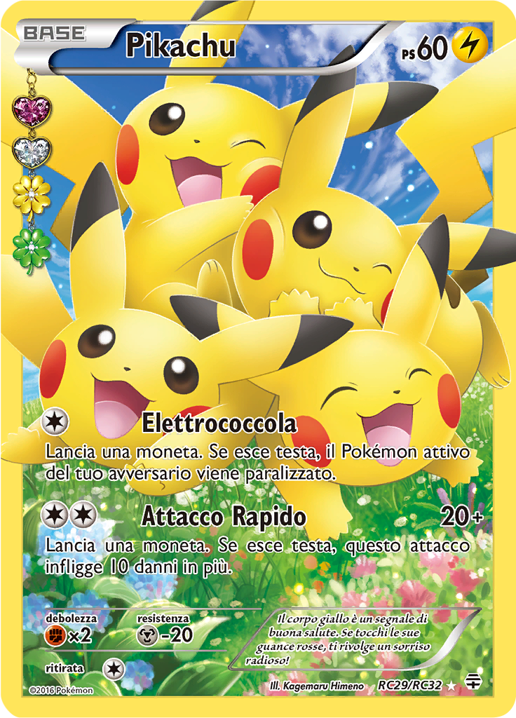 Pikachu RC29/RC32 — Generazioni (Italian Pokémon TCG card)
