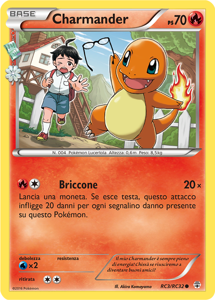 Charmander RC3/RC32 — Generazioni (Italian Pokémon TCG card)
