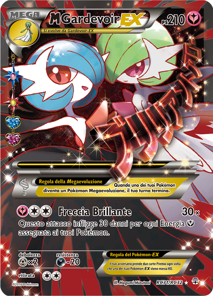 M Gardevoir-EX RC31/RC32 — Generazioni (Italian Pokémon TCG card)